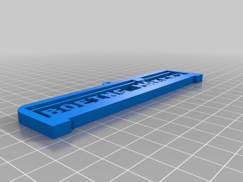 文本板3D打印模型