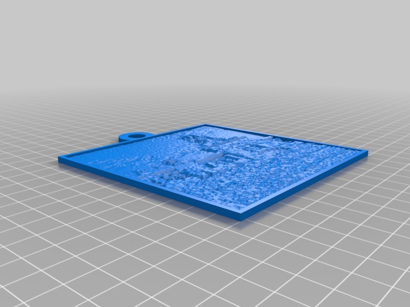 里德透光浮雕板3D打印模型