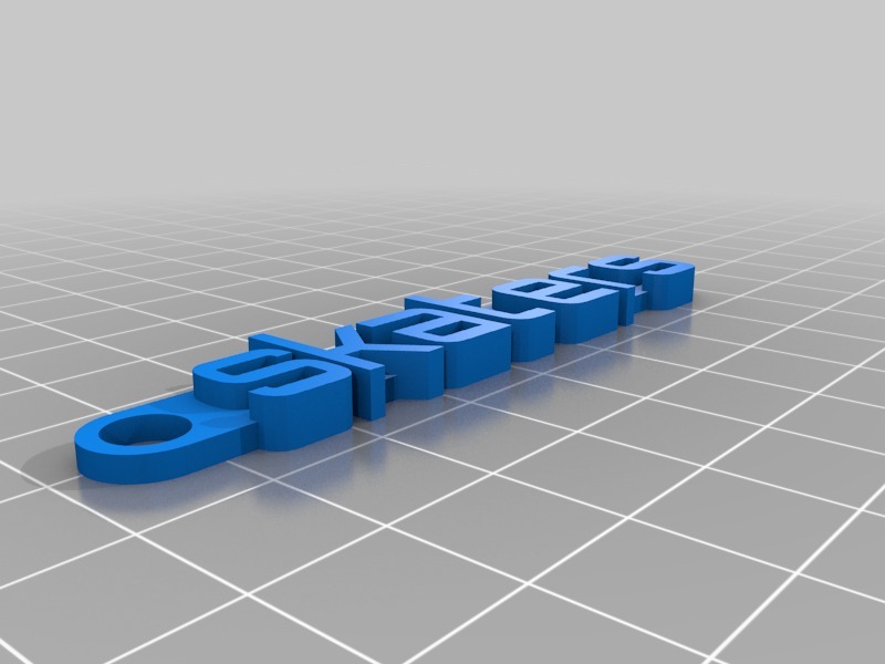 钥匙扣 skaters3D打印模型