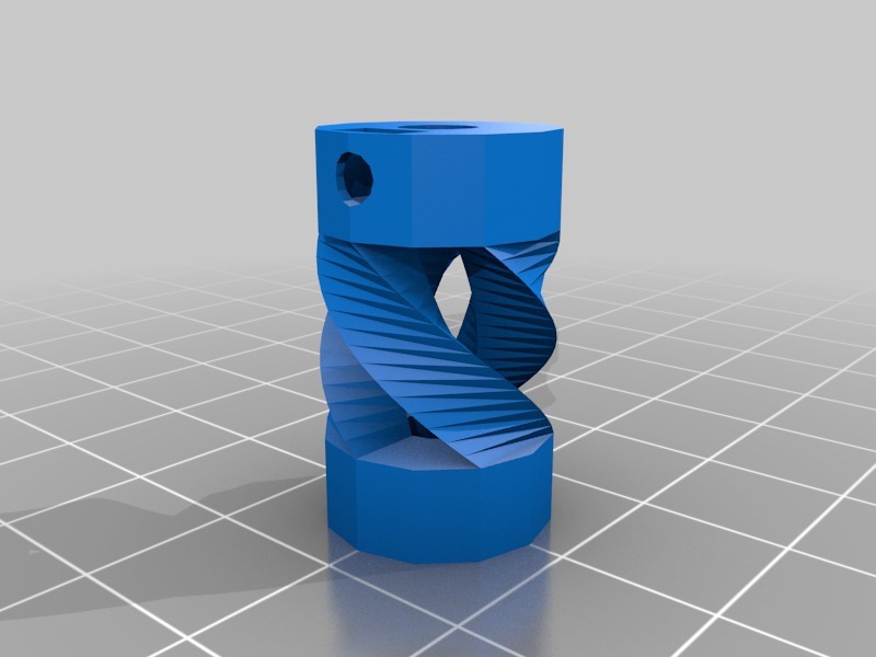 可弯曲联结配件3D打印模型