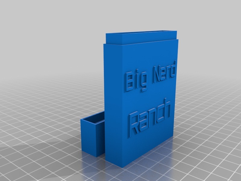 商务名片盒 Big Nerd Ranch 3D打印模型