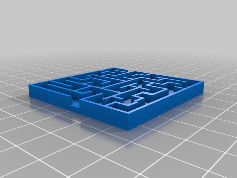 迷宫3D打印模型