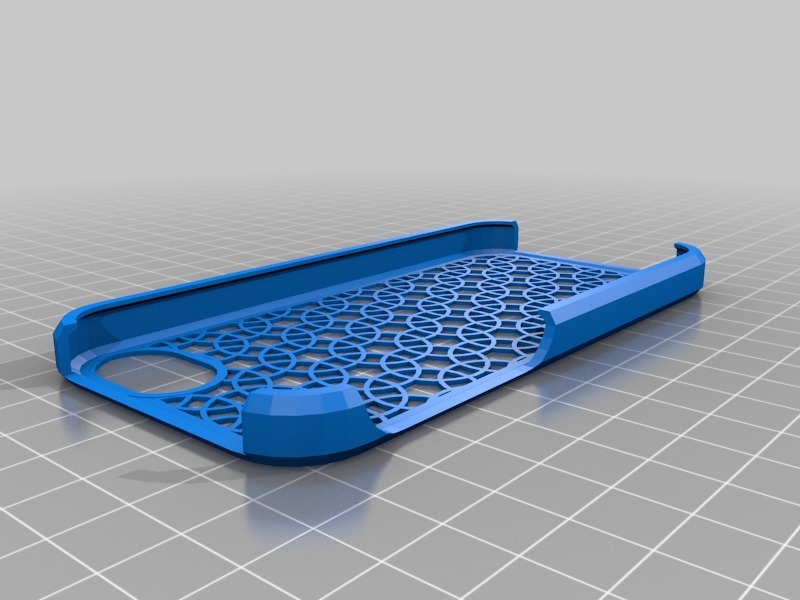 ipone手机壳 圆圈3D打印模型