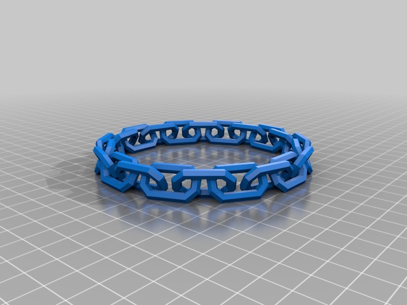 圈链3D打印模型