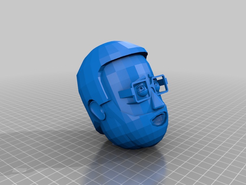 父亲的头像3D打印模型