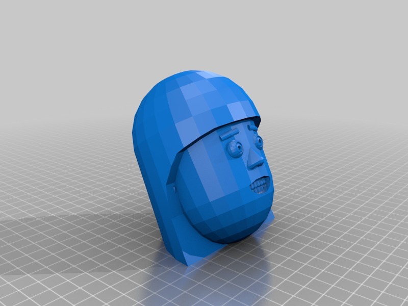 母亲的头像3D打印模型