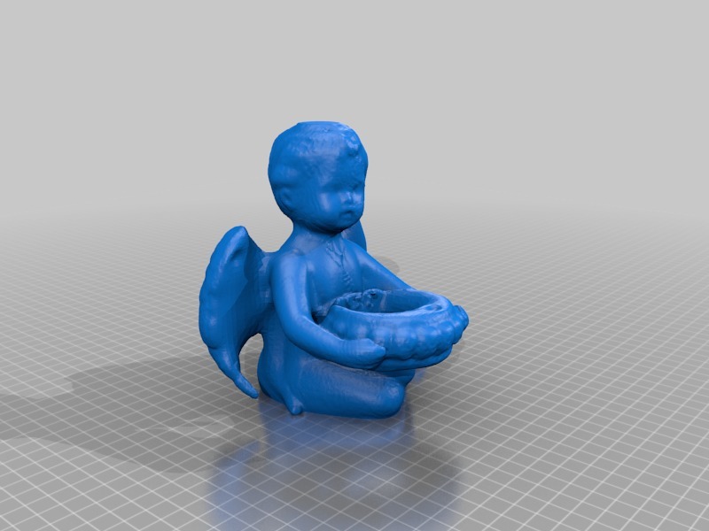 小天使烛台3D打印模型