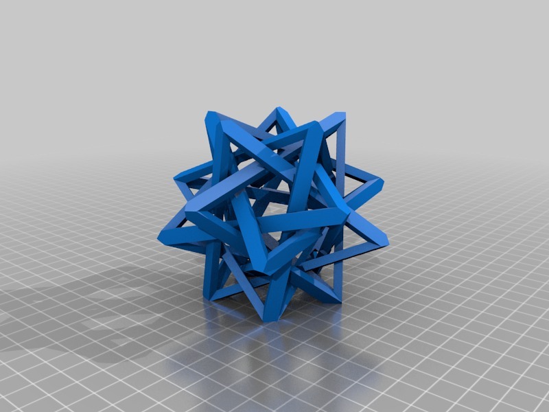 联锁四面体3D打印模型