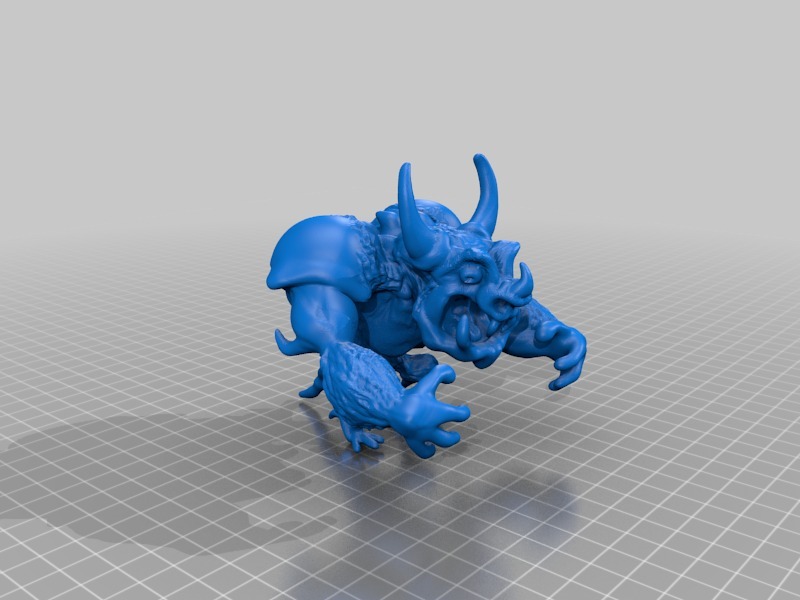 牛魔王3D打印模型