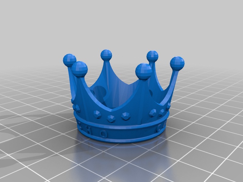 皇冠3D打印模型