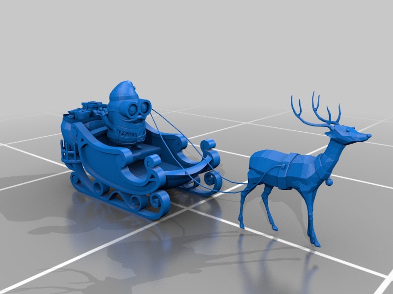 特别的圣诞老人3D打印模型
