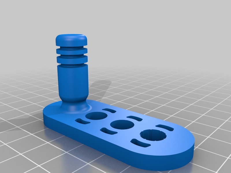 小型挖掘机3D打印模型