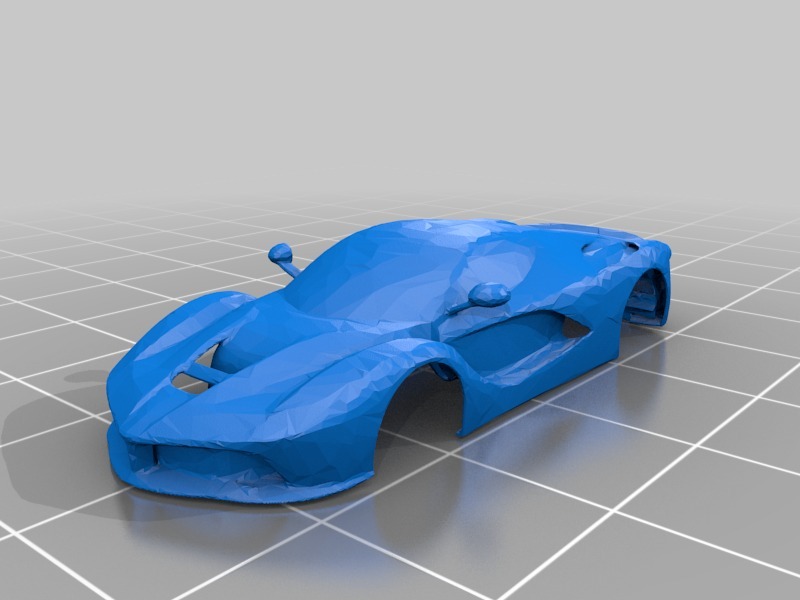 法拉利3D打印模型