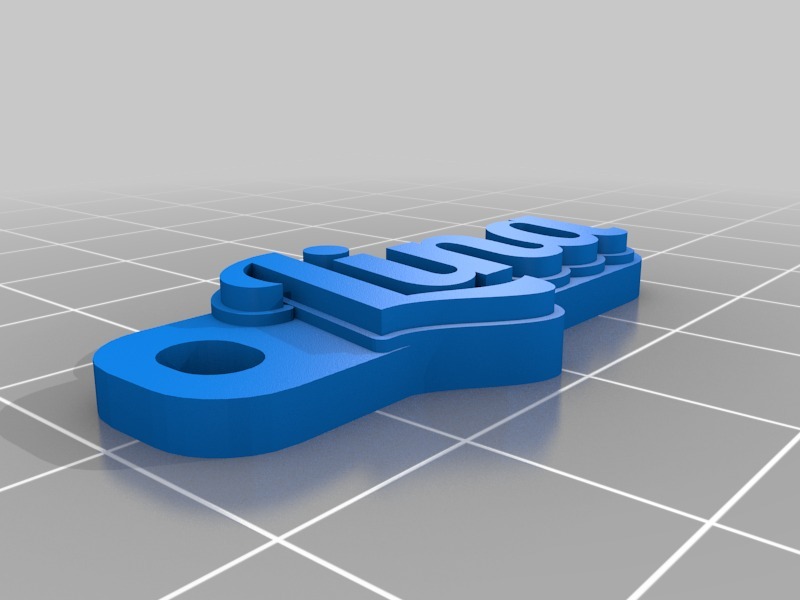  莉娜钥匙扣3D打印模型