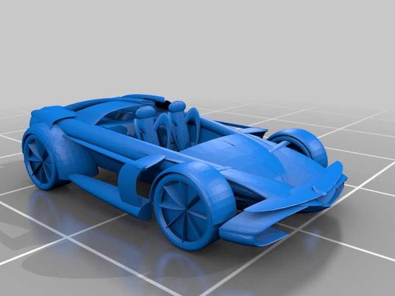 F1赛车3D打印模型
