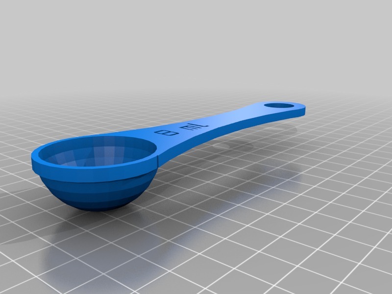 8ml 汤勺3D打印模型