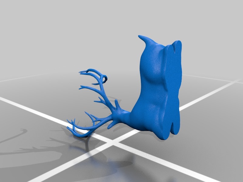 圣诞节鹿3D打印模型