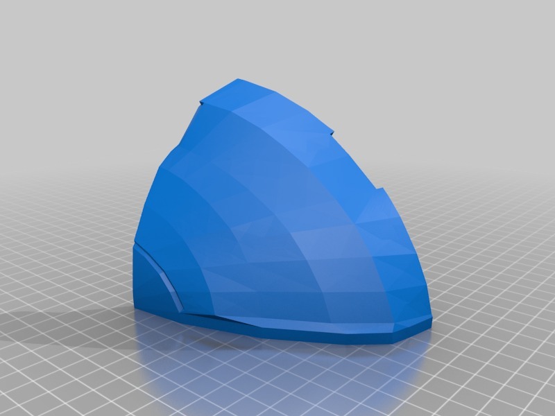 全尺寸的光环头盔3D打印模型