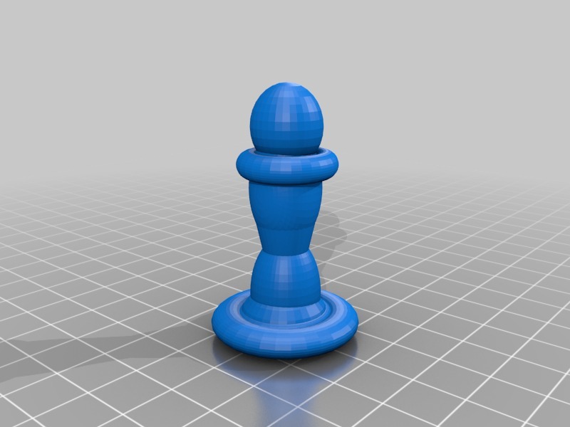 国际象棋的棋子3D打印模型