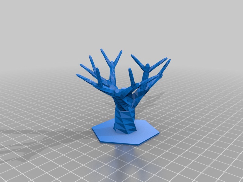 我定制的树木3D打印模型