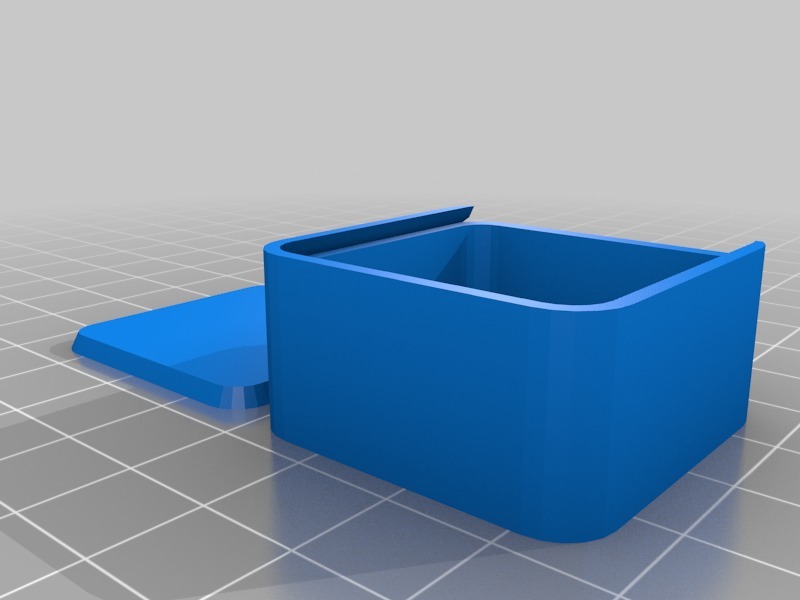 具有滑盖灯丝清洗机的参数箱3D打印模型