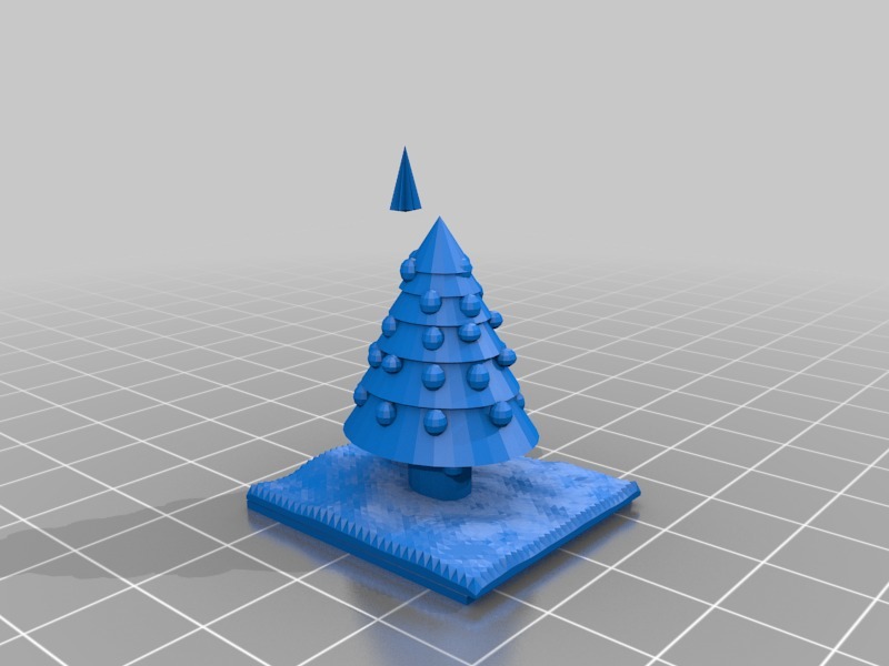 别致的树模型3D打印模型