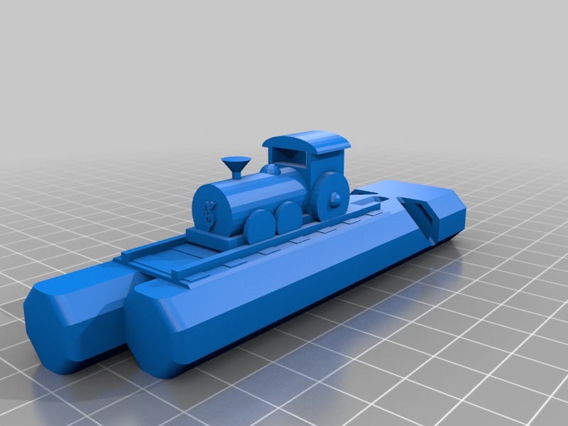 火车的汽笛声的玩具3D打印模型