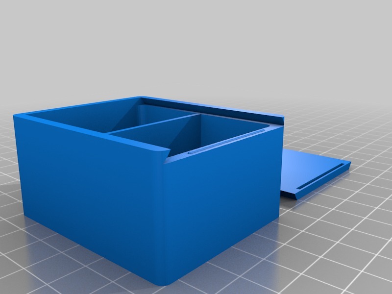 可滑动的盒子3D打印模型