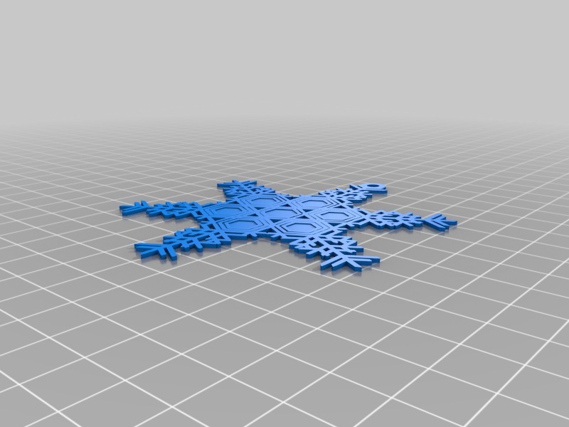 雪花3D打印模型