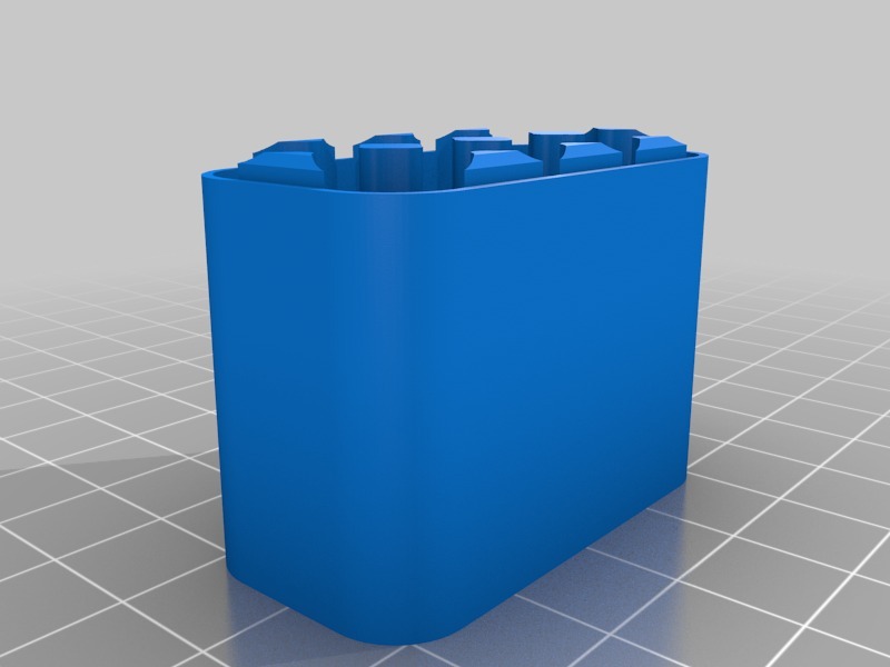 AA电池收纳盒3D打印模型