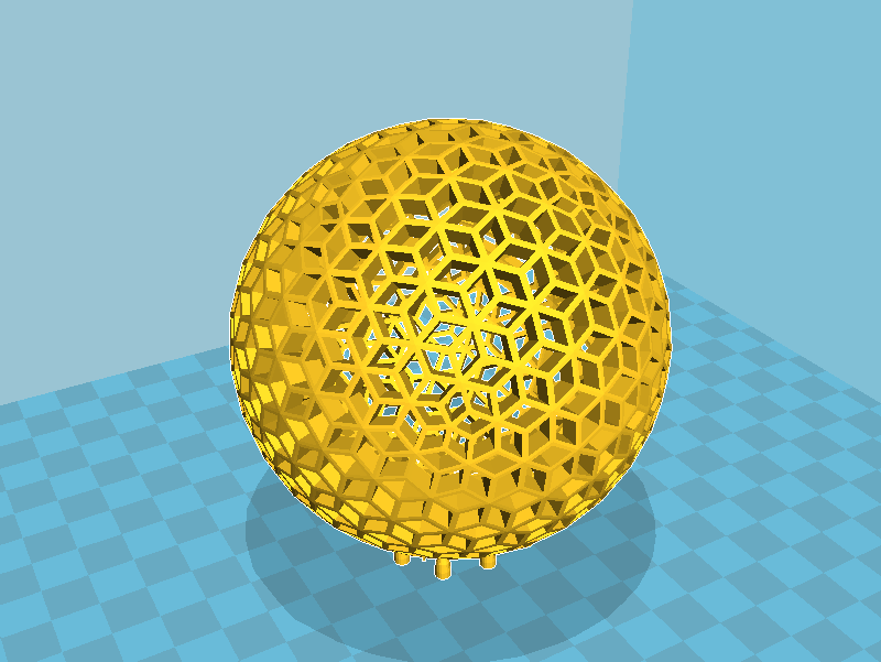 楞格球3D打印模型