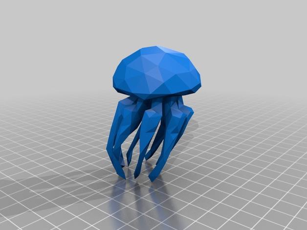 水母3D打印模型