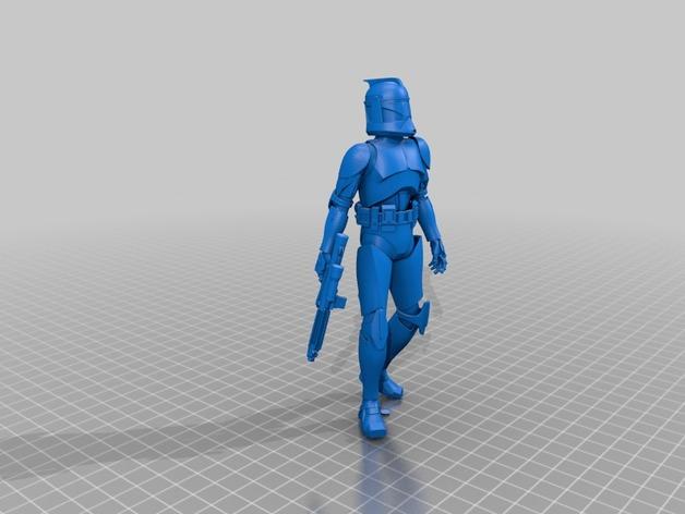 星球大战 克隆士兵3D打印模型