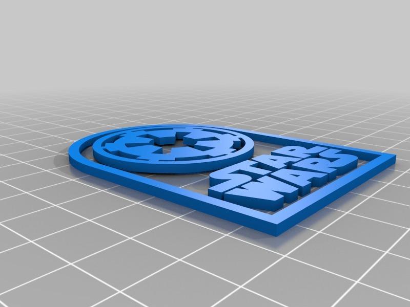 星球大战LOGO挂坠3D打印模型