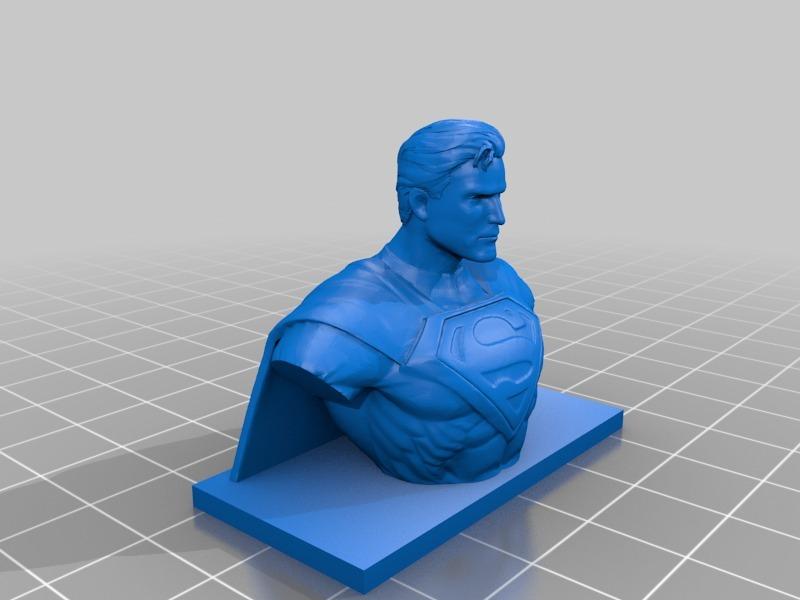 超人半胸像3D打印模型