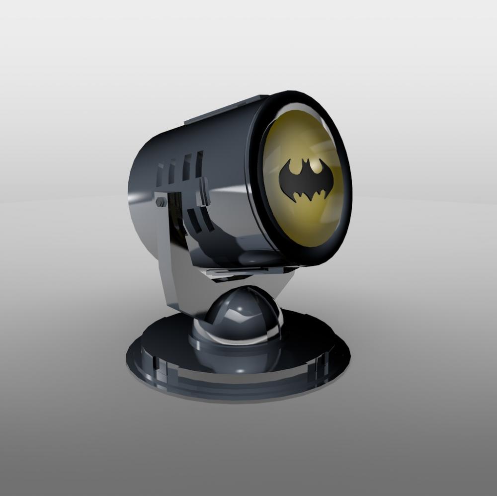 蝙蝠侠投影灯3D打印模型