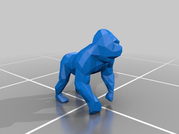 大猩猩3D打印模型