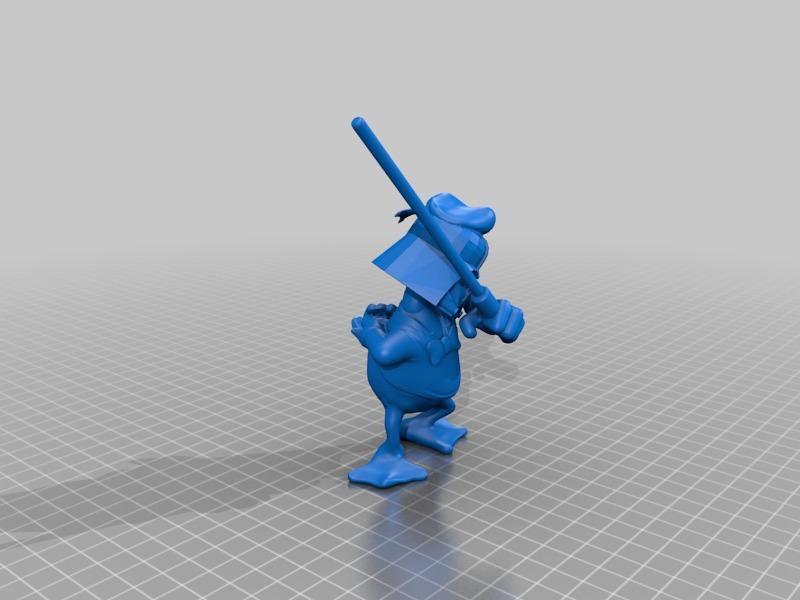 星球大战版唐老鸭3D打印模型