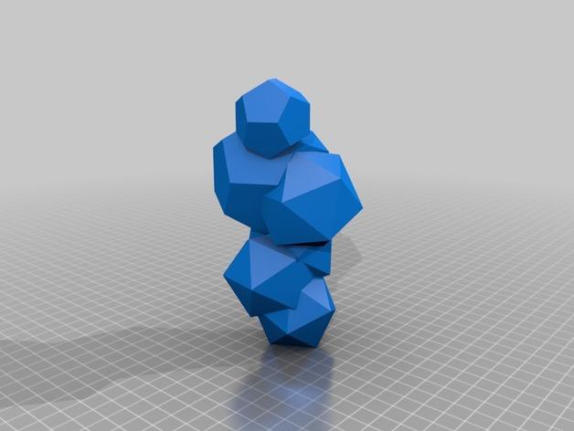 小盆栽3D打印模型
