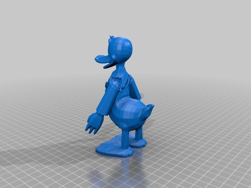 唐老鸭3D打印模型