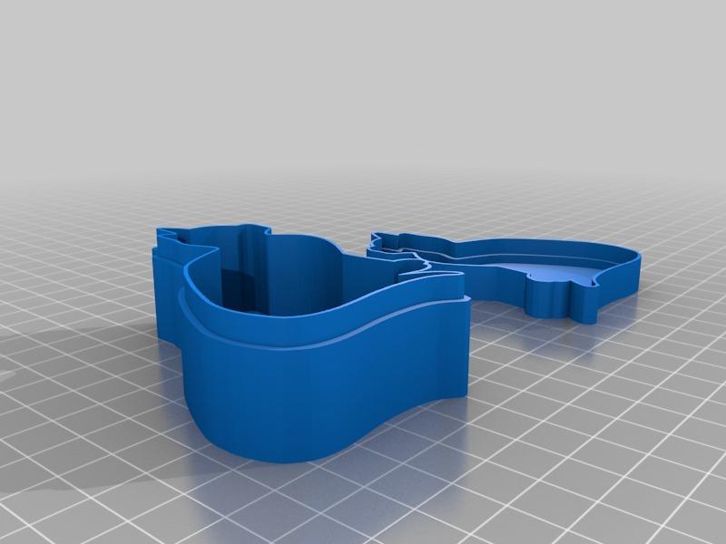 心形储物盒3D打印模型