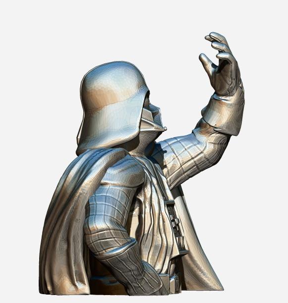 黑武士举手版3D打印模型