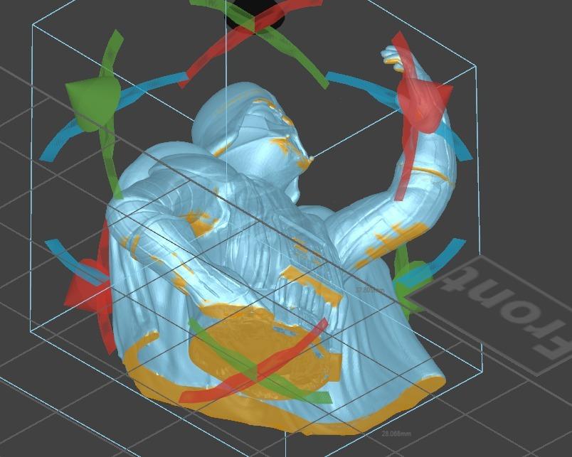 黑武士举手版3D打印模型