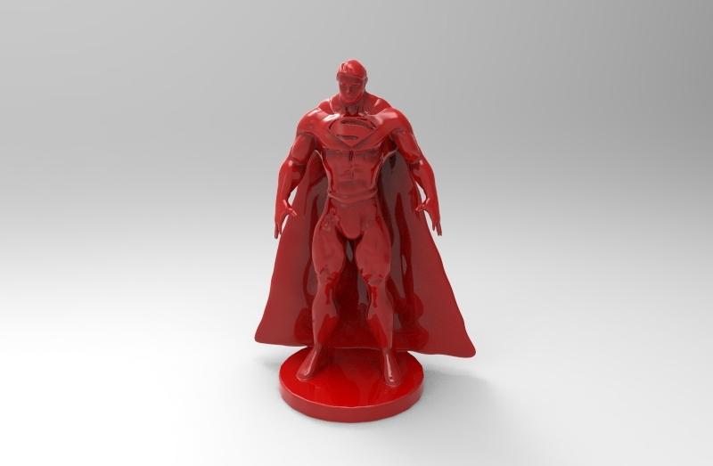 超人手办3D打印模型