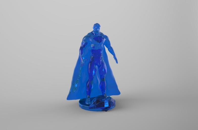 超人手办3D打印模型