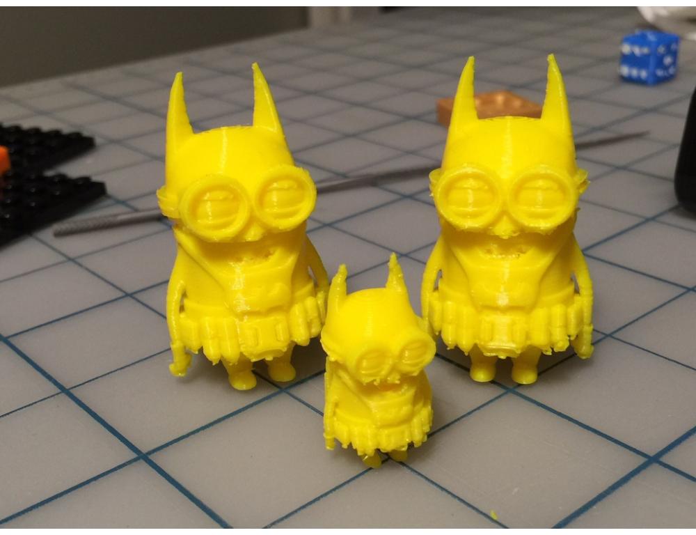 小黄人版蝙蝠侠3D打印模型