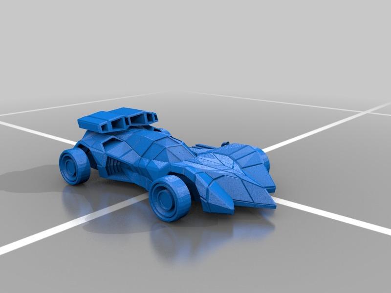 装甲板蝙蝠车3D打印模型