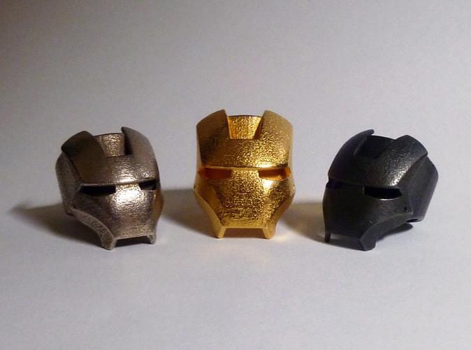 钢铁侠戒指3D打印模型