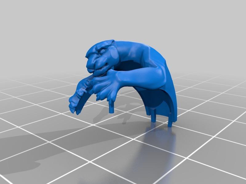 猎豹戒指3D打印模型