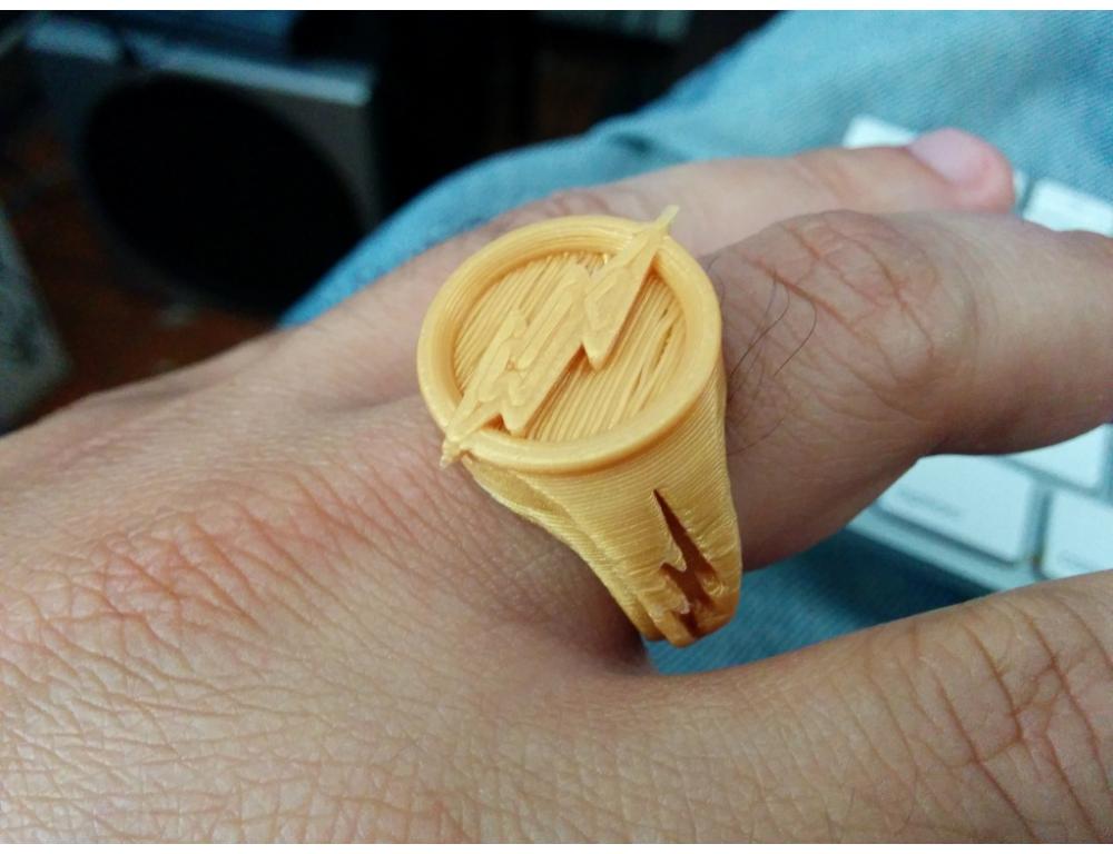 闪电侠戒指3D打印模型